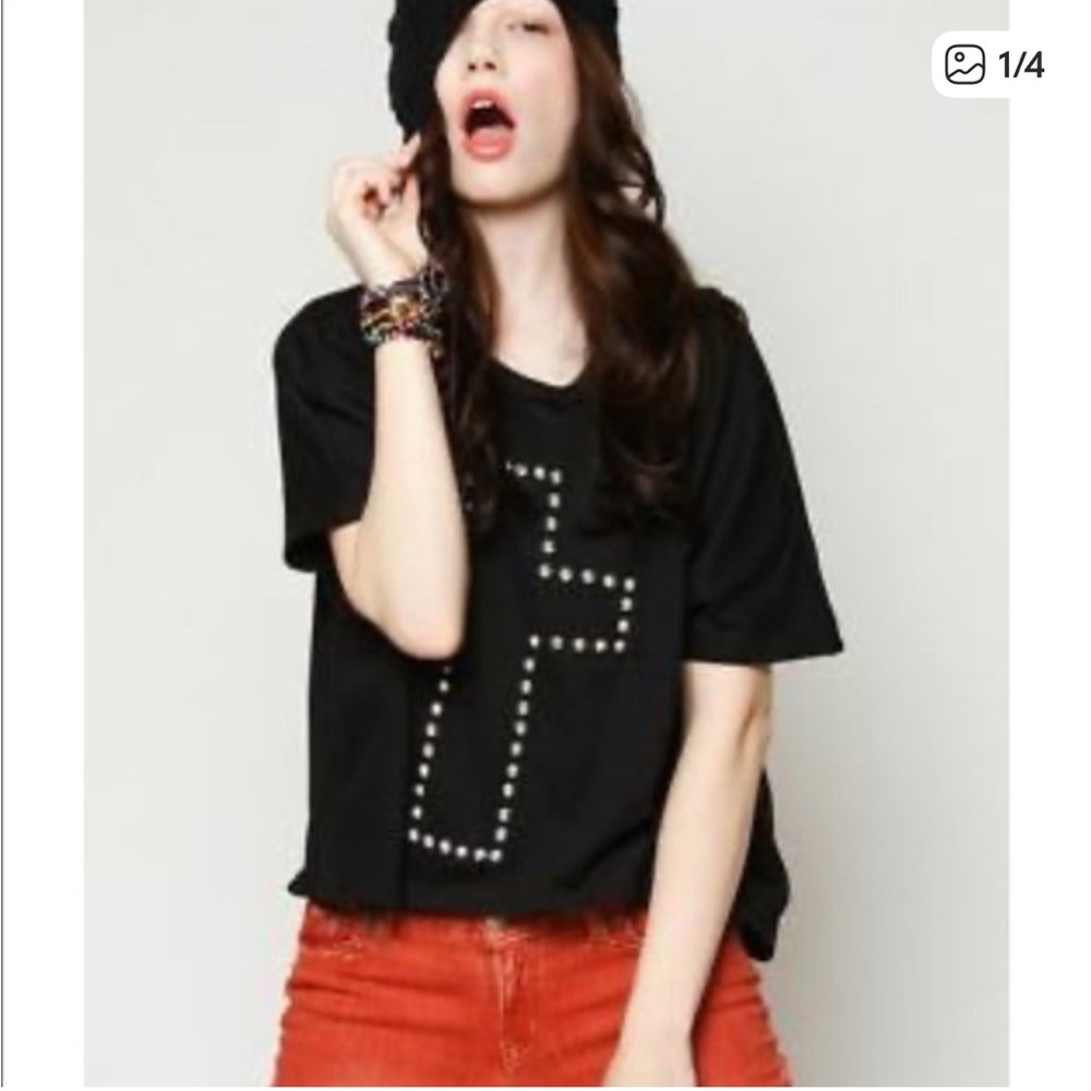 Gypsy Junkies Joplin Studded Top